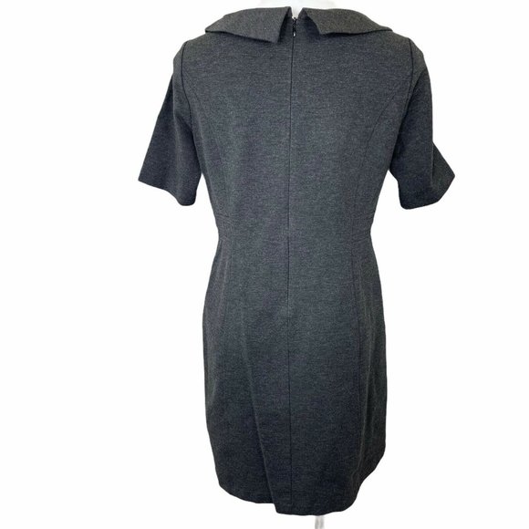 WHITE HOUSE BLACK MARKET GRAY SIZE 10 PONTE KNIT W - Picture 5 of 12